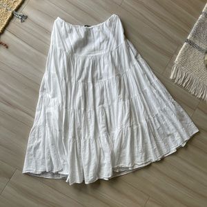 Ralph Lauren linen midi skirt